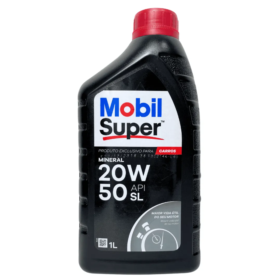 Óleo de motor Mobil mineral 20W-50 para moto/quadriciclo de 1 unidade x 1L